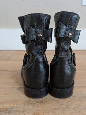 Kate Spade Sabina Moto Boots, 6 medium